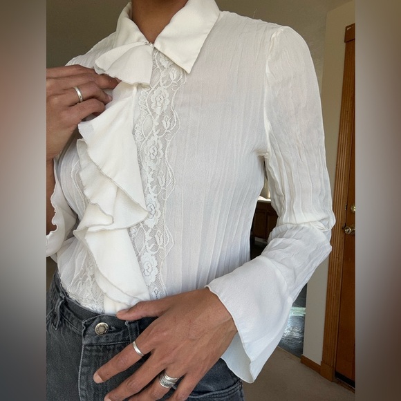 Ruffled peasant blouse - Picture 5 of 7